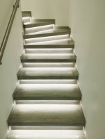  Bukoma schody z vinylu s LED Dub Geelong